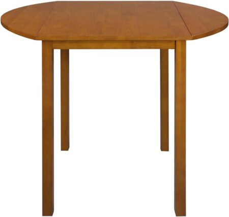 100% Solid Wood Dining Room Drop Leaf Table