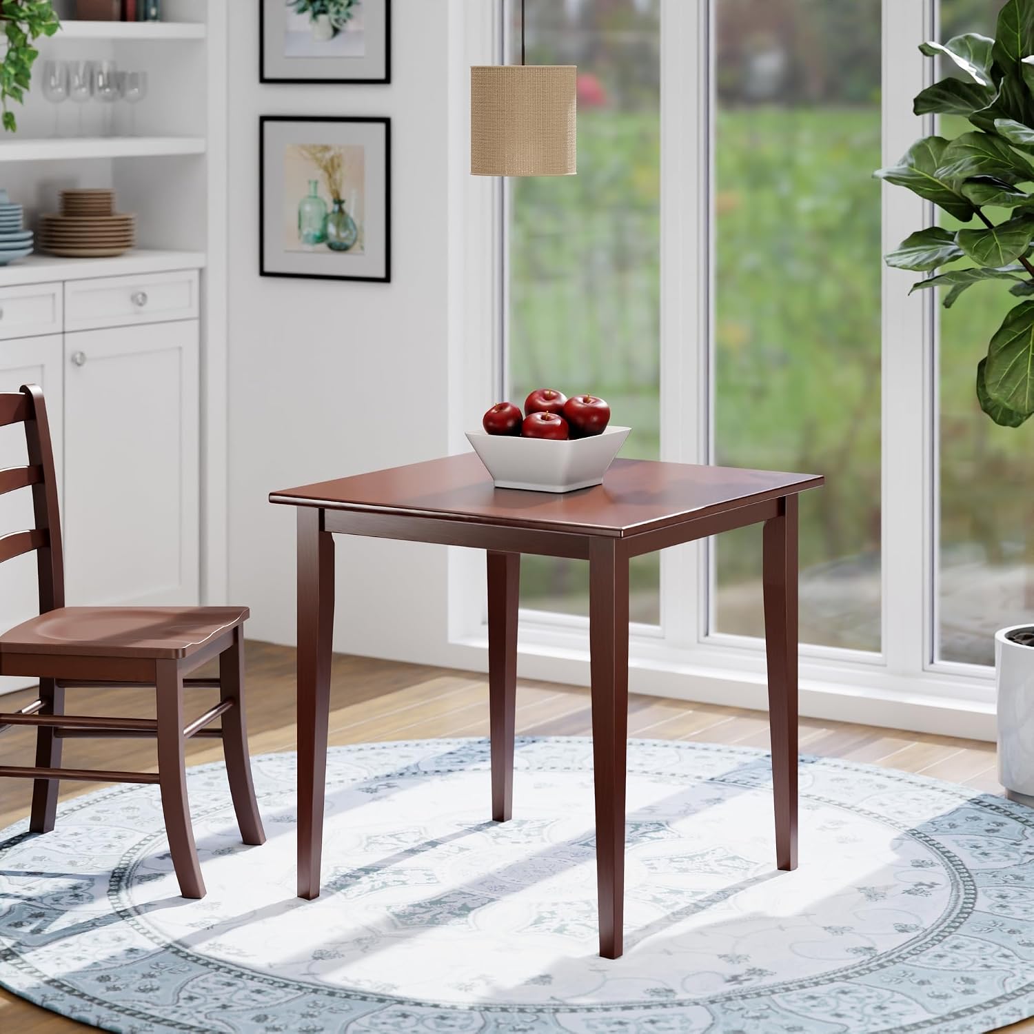 Wooden Square Dining Table - Image 2